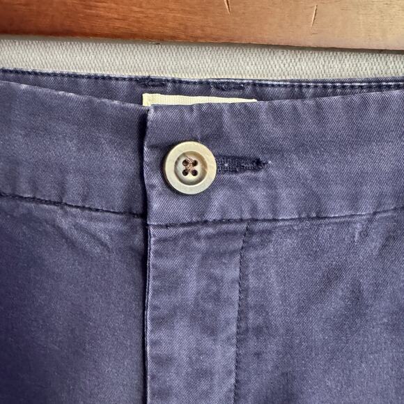 Gap Khakis Size 6 Boyfriend Chino Shorts Blue Casual Pockets - Picture 3 of 9